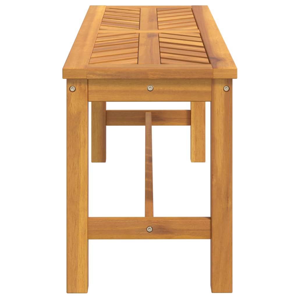 vidaXL Ławka ogrodowa, 110 cm, lite drewno akacjowe