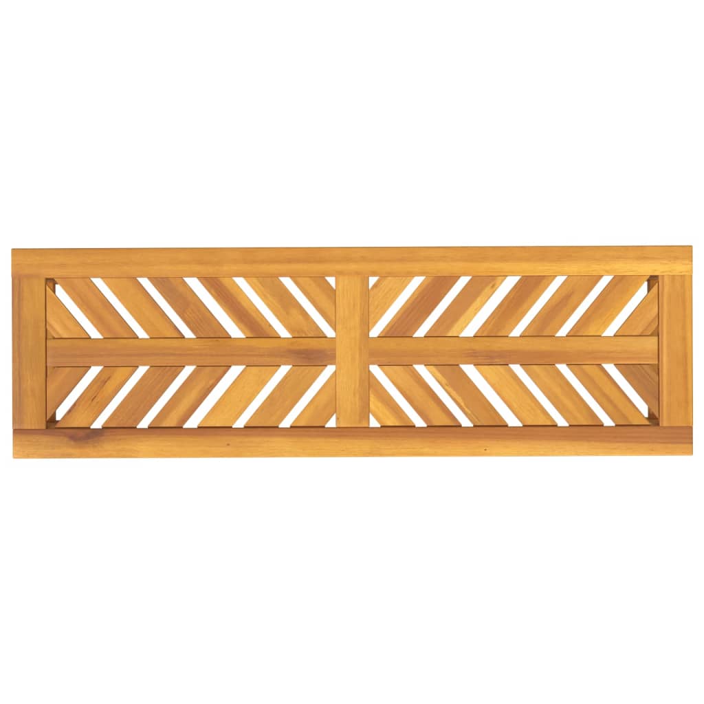 vidaXL Ławka ogrodowa, 110 cm, lite drewno akacjowe