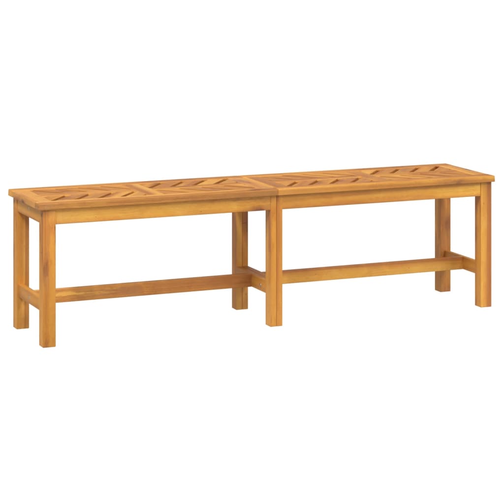 vidaXL Ławka ogrodowa, 150 cm, lite drewno akacjowe