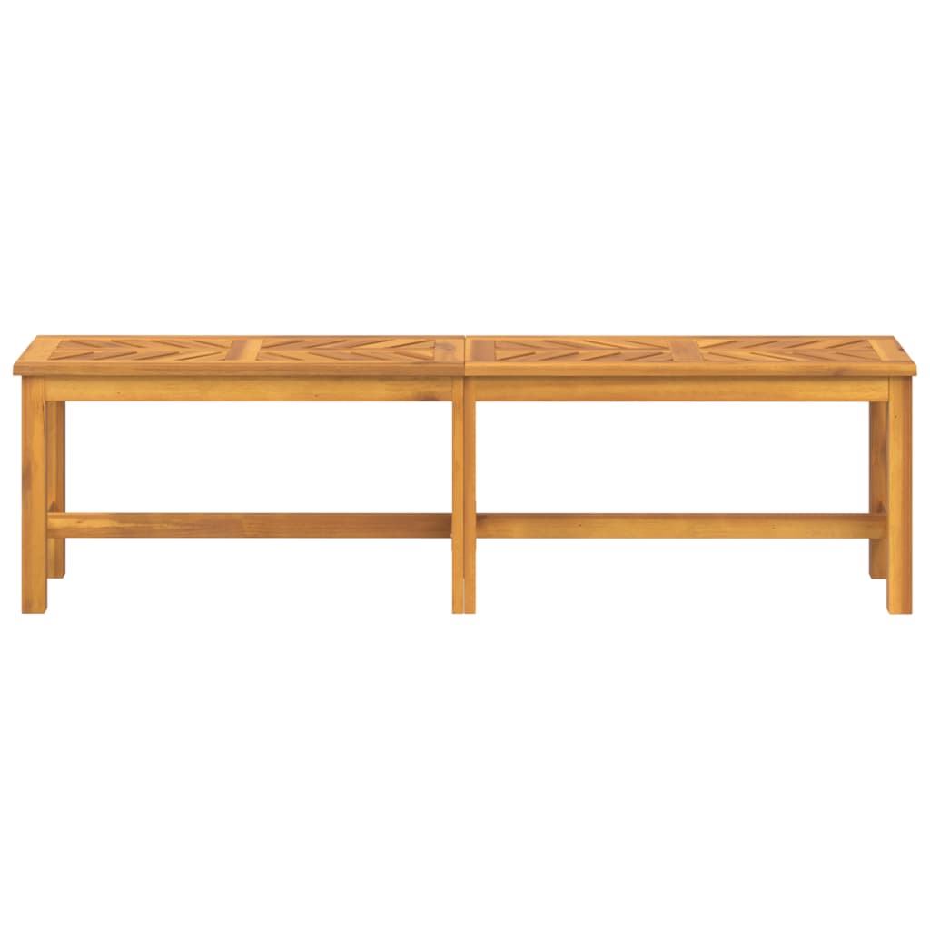 vidaXL Ławka ogrodowa, 150 cm, lite drewno akacjowe