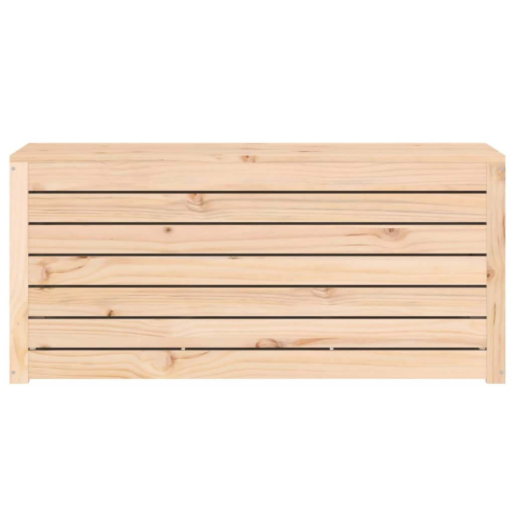 vidaXL Skrzynia ogrodowa, 101x50,5x46,5 cm, lite drewno sosnowe