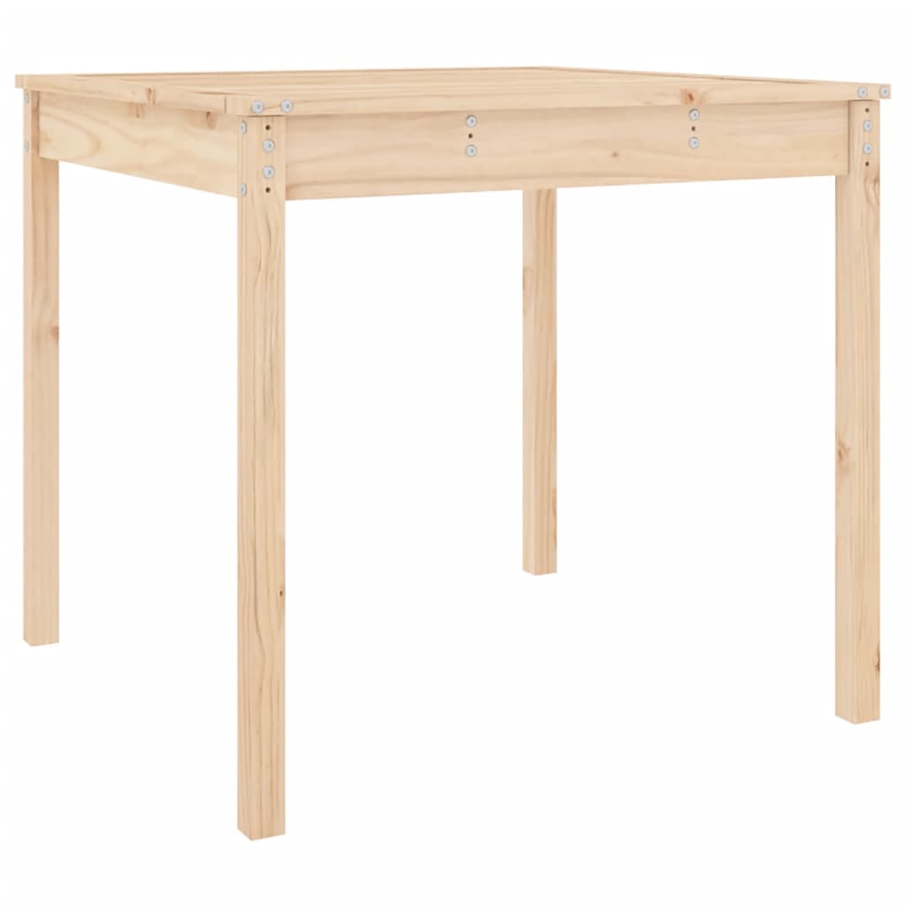 vidaXL Stolik ogrodowy, 82,5x82,5x76 cm, lite drewno sosnowe