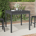 vidaXL Stolik ogrodowy, szary, 82,5x82,5x76 cm, lite drewno sosnowe