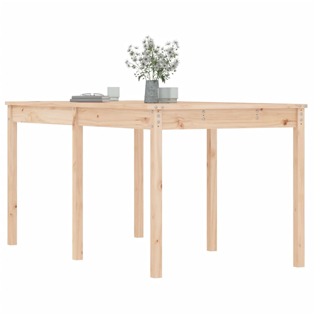 vidaXL Stół ogrodowy, 159,5x82,5x76 cm, lite drewno sosnowe