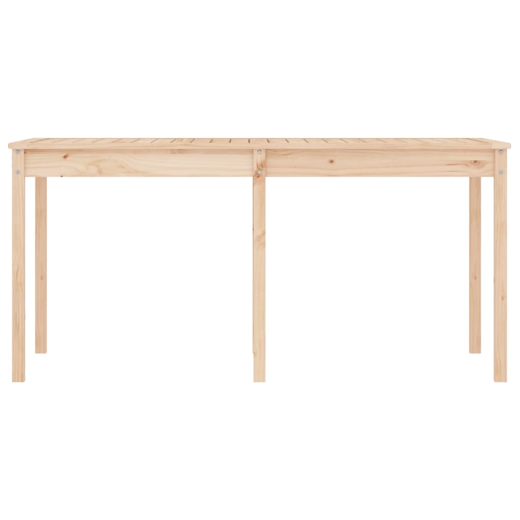 vidaXL Stół ogrodowy, 159,5x82,5x76 cm, lite drewno sosnowe