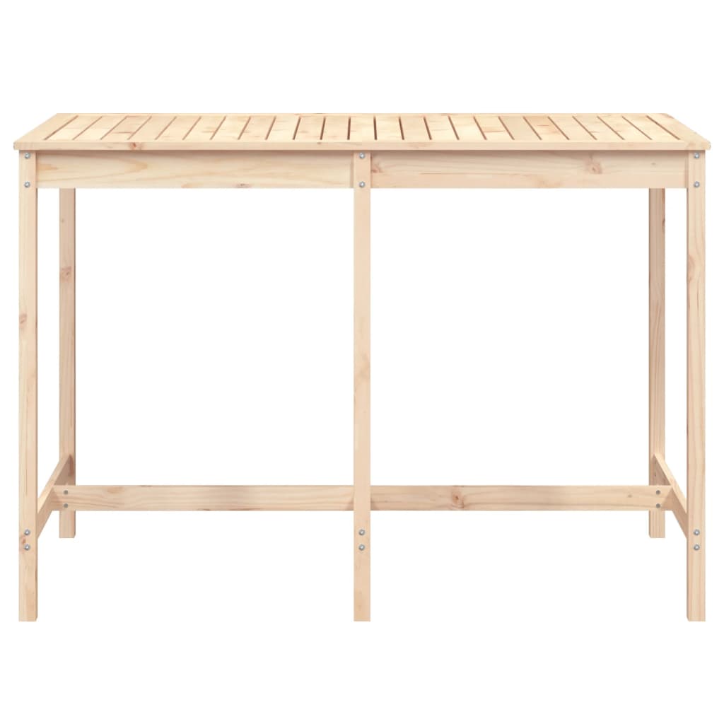 vidaXL Stół ogrodowy, 159,5x82,5x110 cm, lite drewno sosnowe