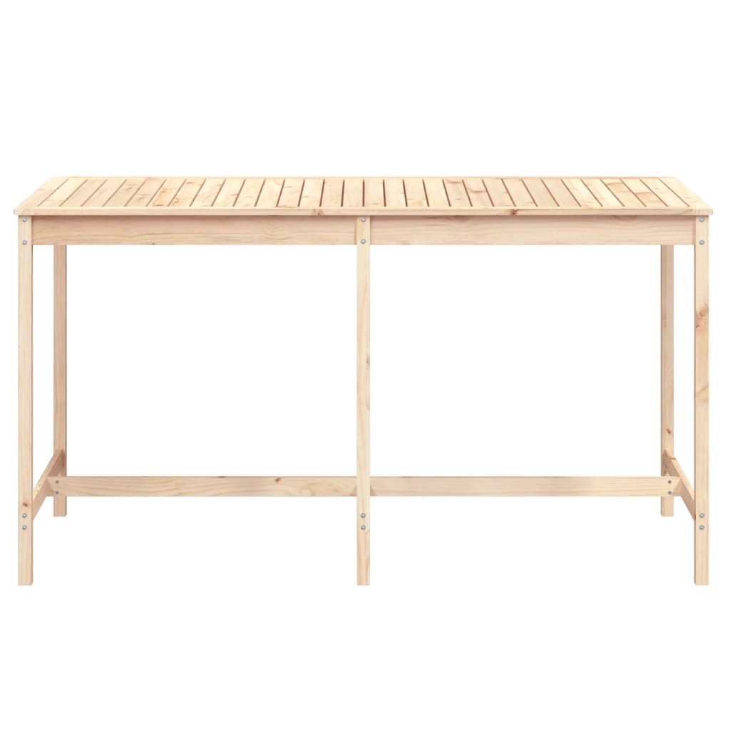 vidaXL Stół ogrodowy, 203,5x90x110 cm, drewno sosnowe
