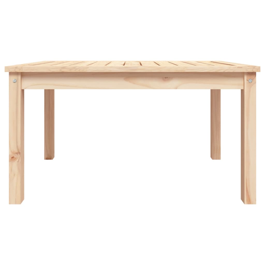 vidaXL Stolik ogrodowy, 82,5x50,5x45 cm, lite drewno sosnowe