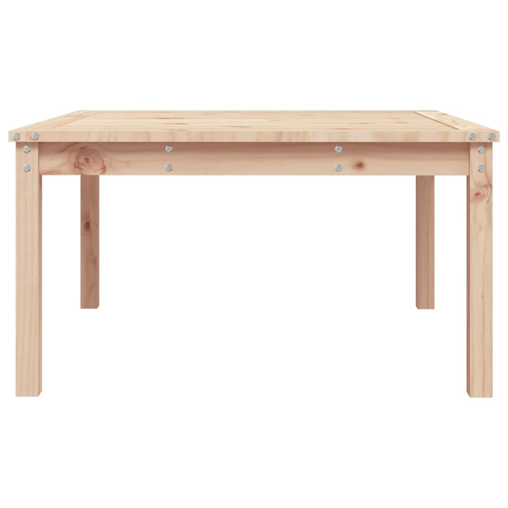 vidaXL Stolik ogrodowy, 82,5x82,5x45 cm, lite drewno sosnowe