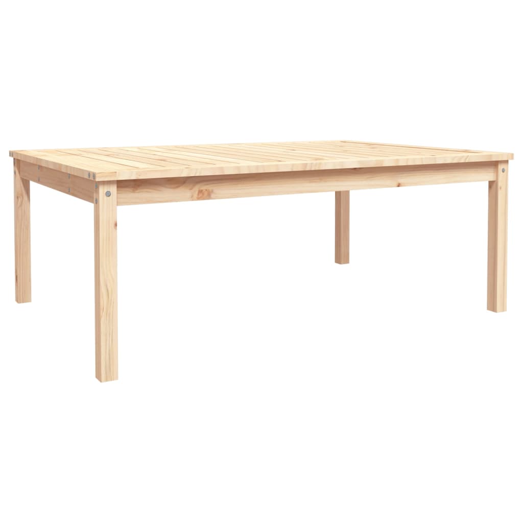 vidaXL Stolik ogrodowy, 121x82,5x45 cm, lite drewno sosnowe