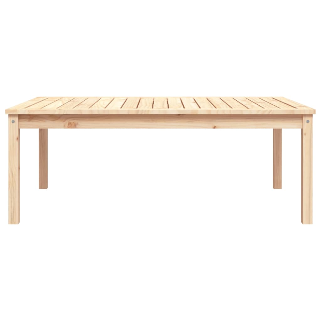 vidaXL Stolik ogrodowy, 121x82,5x45 cm, lite drewno sosnowe