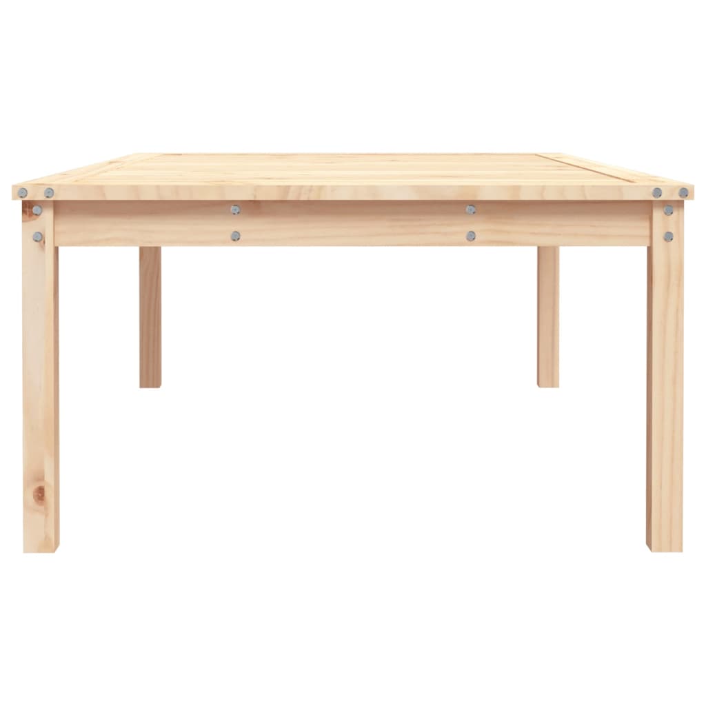vidaXL Stolik ogrodowy, 121x82,5x45 cm, lite drewno sosnowe