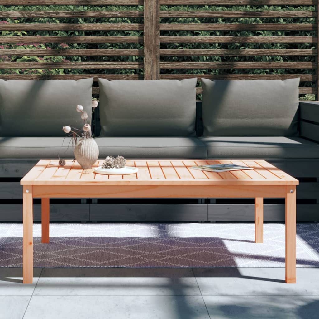 vidaXL Stolik ogrodowy, 121x82,5x45 cm, lite drewno daglezjowe