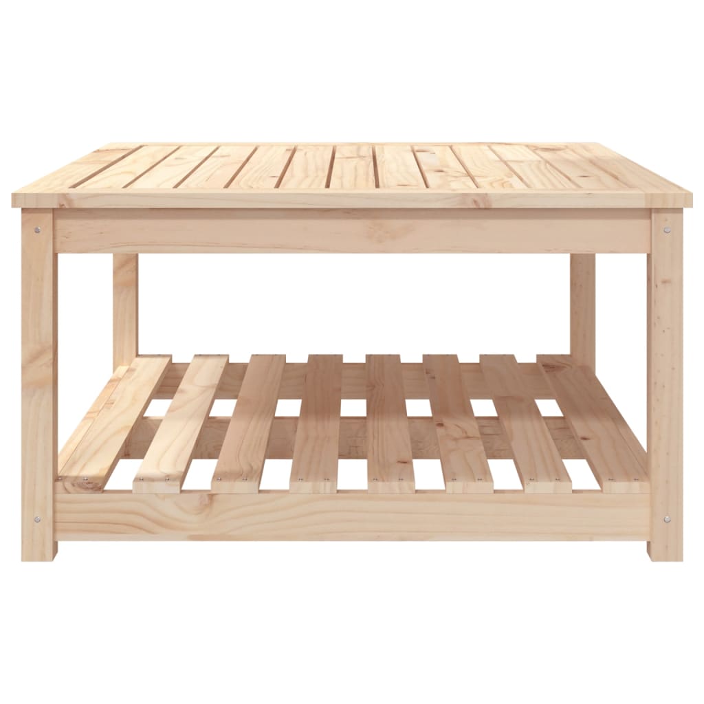 vidaXL Stolik ogrodowy, 82,5x82,5x45 cm, lite drewno sosnowe
