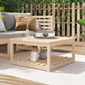 vidaXL Stolik ogrodowy, 82,5x82,5x45 cm, lite drewno sosnowe