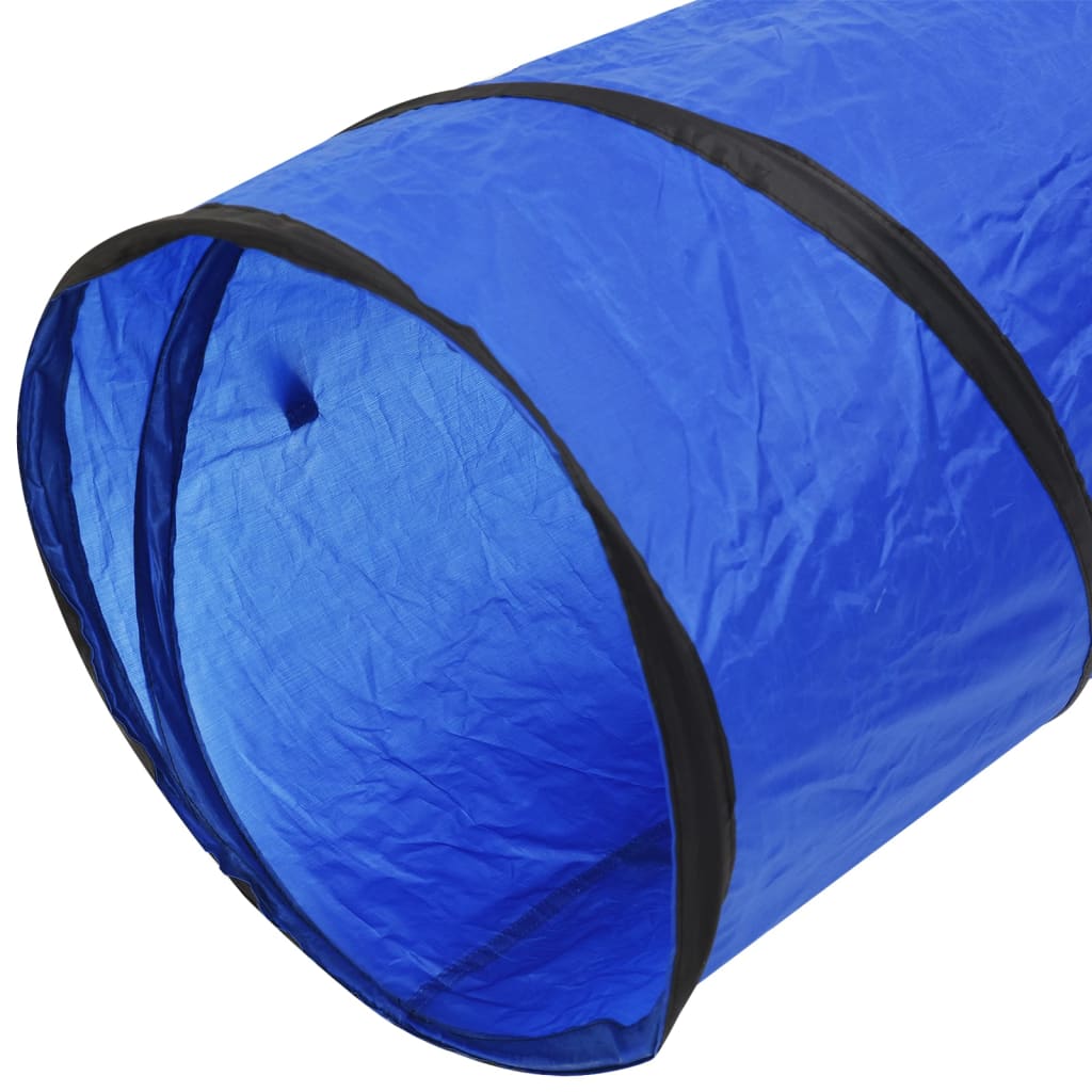 vidaXL Tunel dla psa, niebieski, Ø 40x200 cm, poliester
