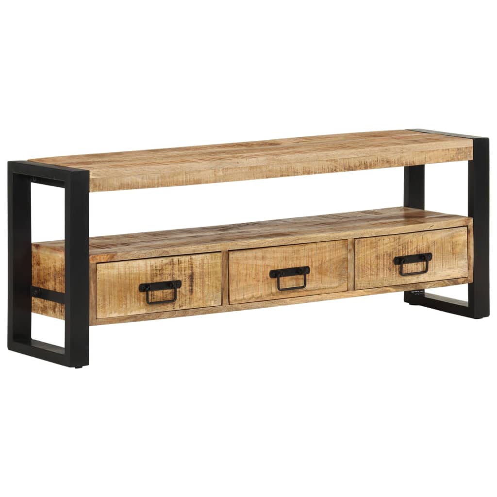 vidaXL Szafka pod TV, 120x30x45 cm, lite drewno mango
