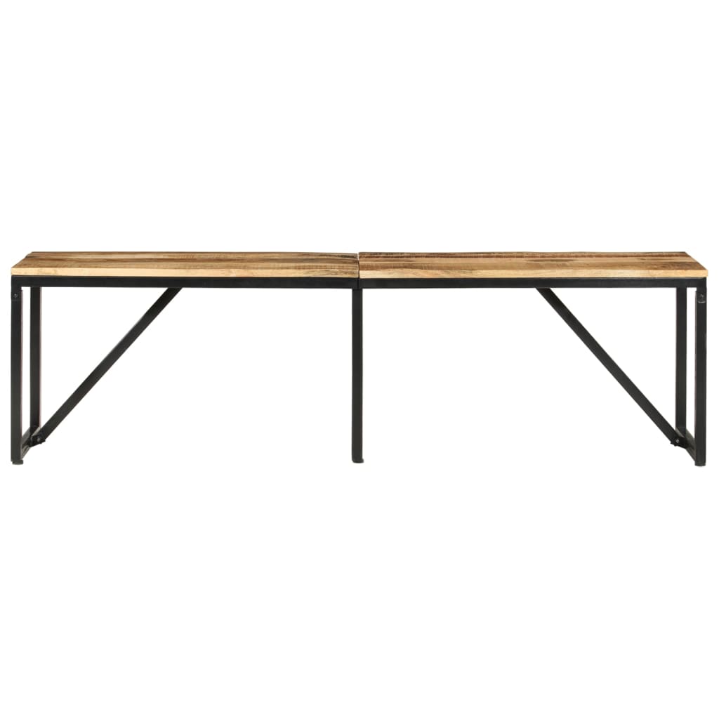 vidaXL Ławka, 160x35x46 cm, lite drewno mango