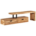 vidaXL Stojak pod TV (118-200) x 30 x 40 cm, lite drewno akacjowe