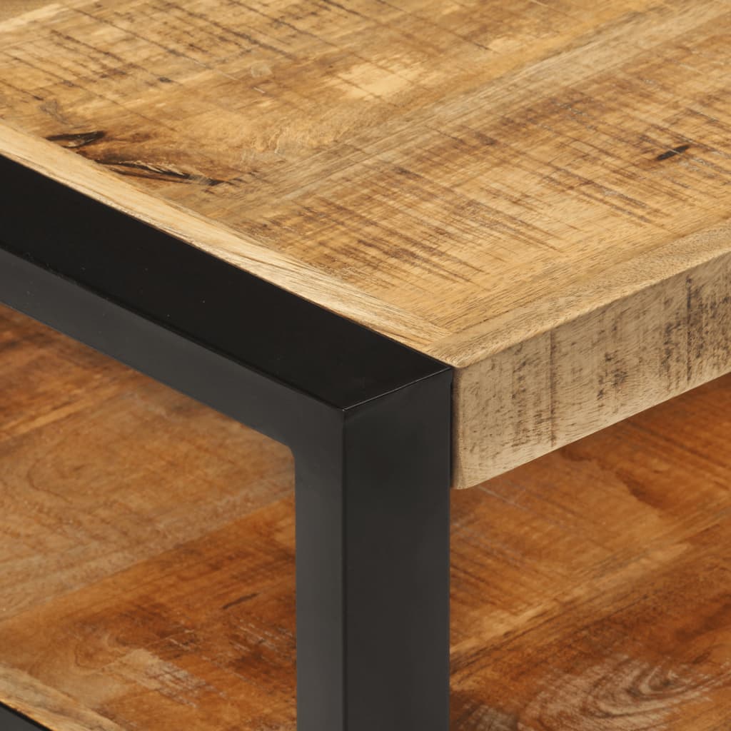 vidaXL Stolik kawowy, 120x55x40 cm, lite drewno mango