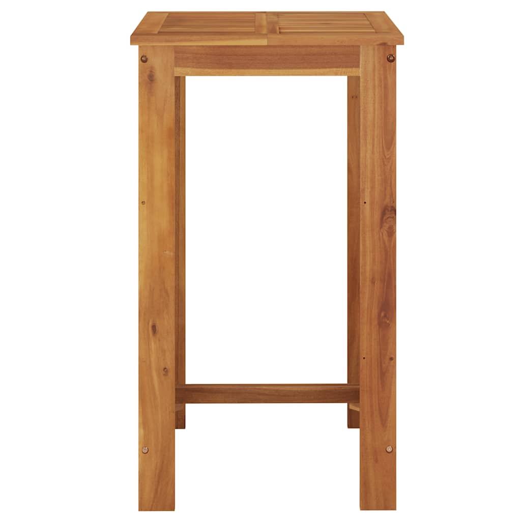 vidaXL Ogrodowy stolik barowy, 60x60x105 cm, lite drewno akacjowe