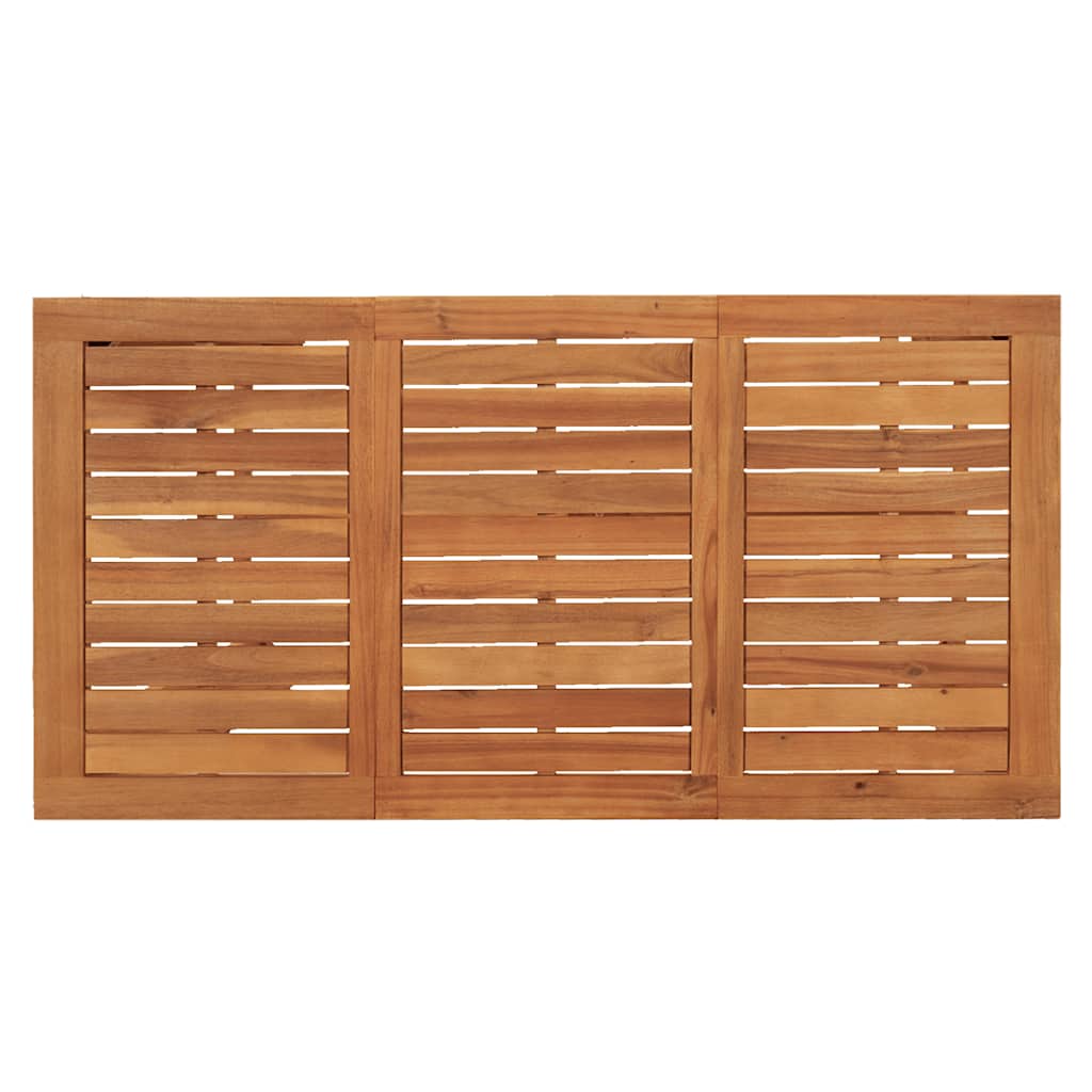 vidaXL Ogrodowy stolik barowy, 120x60x105 cm, lite drewno akacjowe