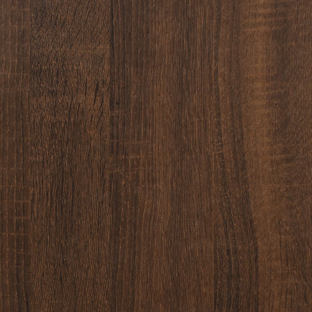 vidaXL Biurko z półkami, brązowy dąb, 102x45x148 cm