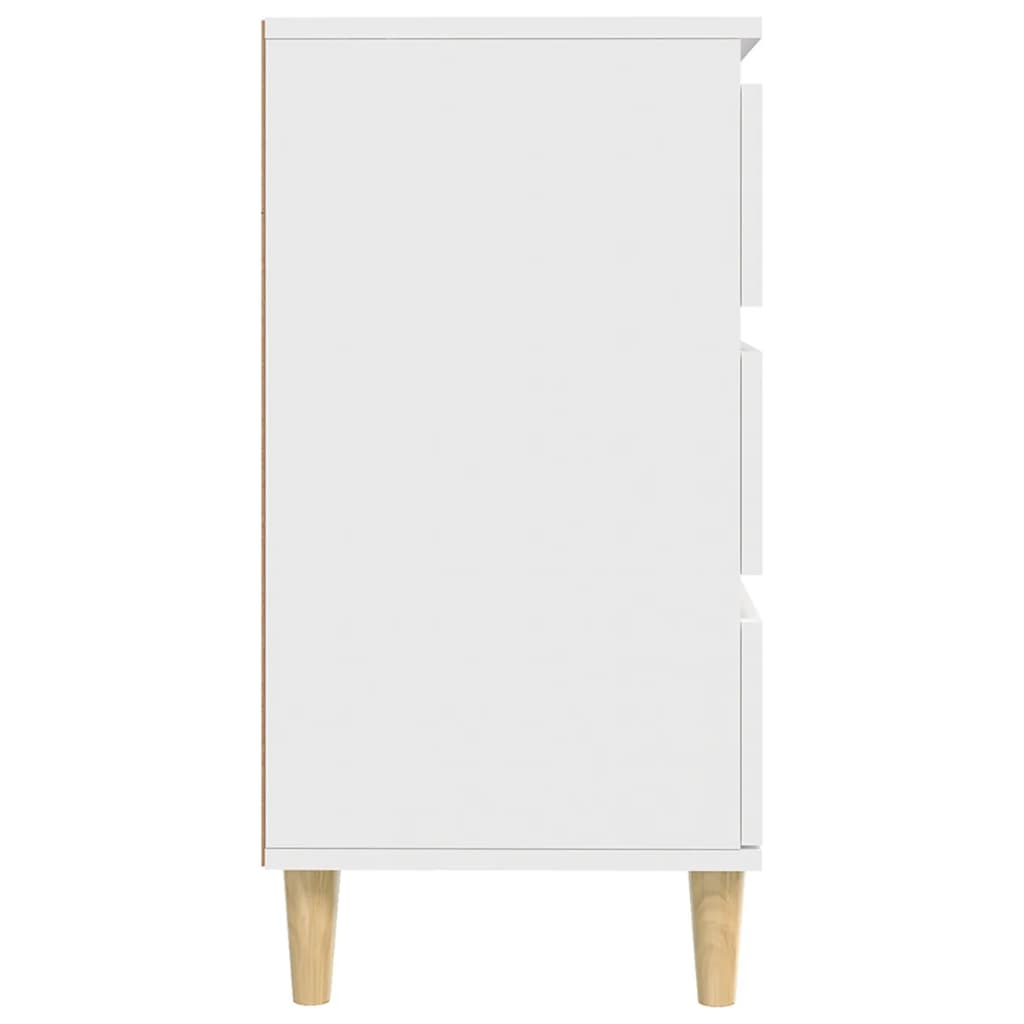 vidaXL Komoda, biała, 60x35x70 cm, materiał drewnopochodny