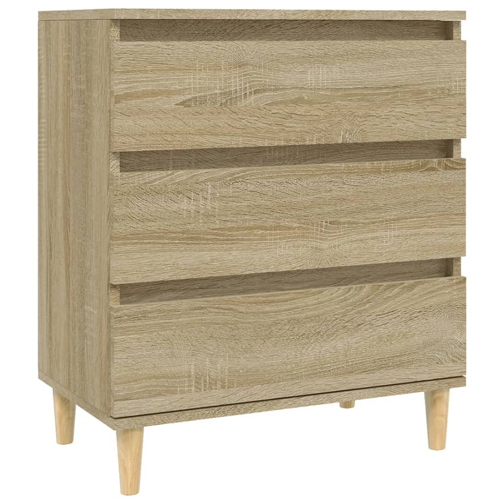 vidaXL Komoda, dąb sonoma, 60x35x70 cm, materiał drewnopochodny
