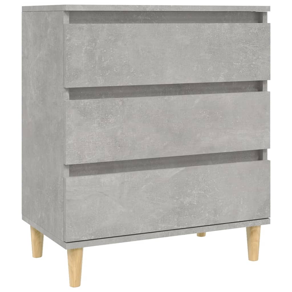 vidaXL Komoda, szarość betonu, 60x35x70 cm, materiał drewnopochodny