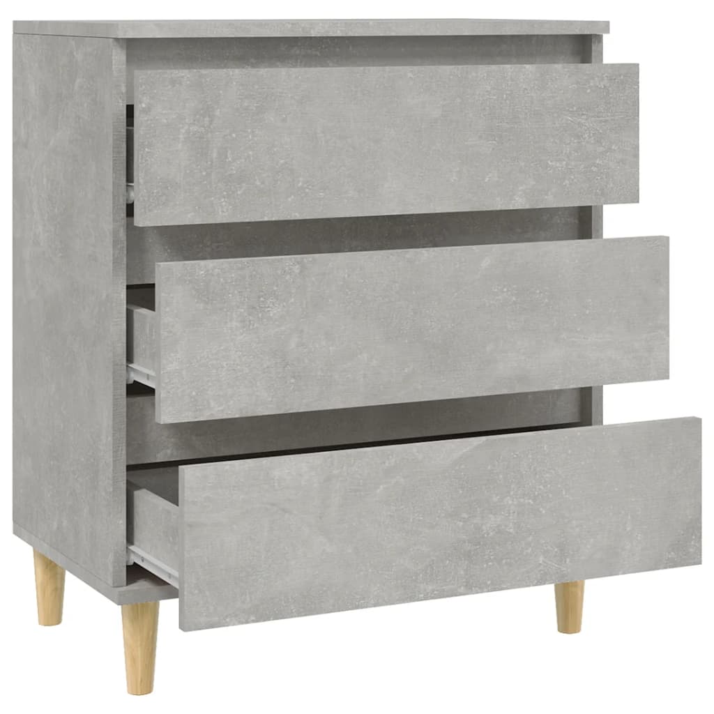 vidaXL Komoda, szarość betonu, 60x35x70 cm, materiał drewnopochodny