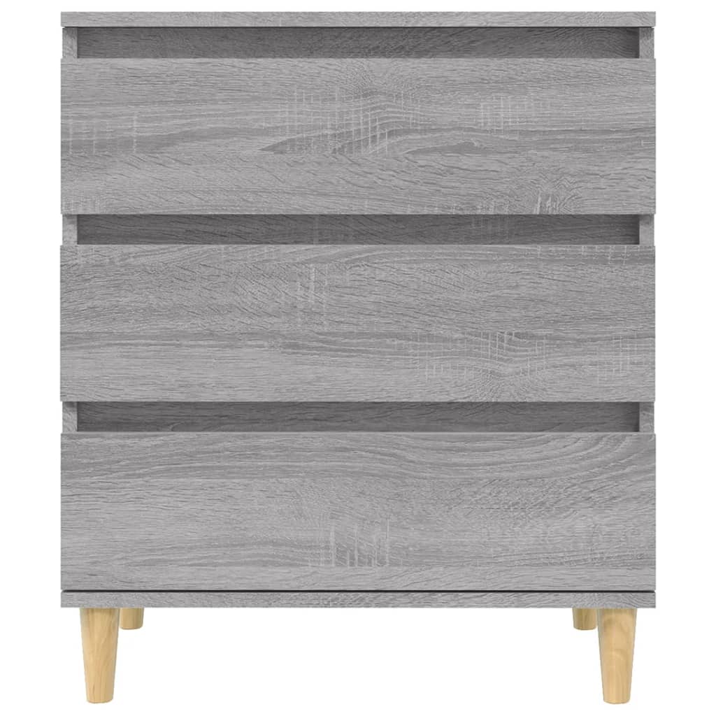 vidaXL Komoda, szary dąb sonoma, 60x35x70 cm, materiał drewnopochodny