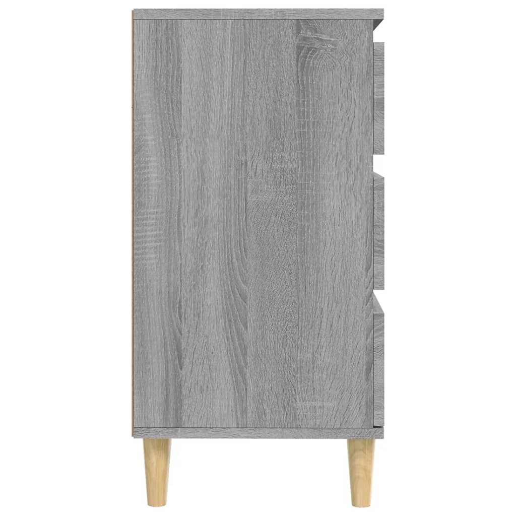 vidaXL Komoda, szary dąb sonoma, 60x35x70 cm, materiał drewnopochodny