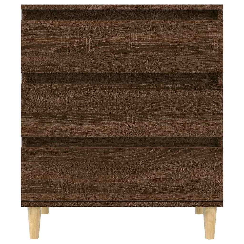 vidaXL Komoda, brązowy dąb, 60x35x70 cm, materiał drewnopochodny