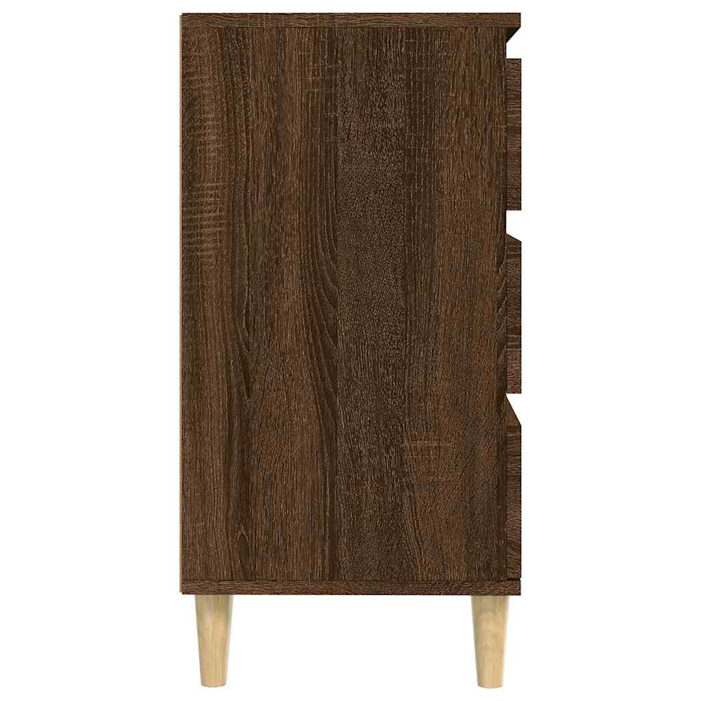 vidaXL Komoda, brązowy dąb, 60x35x70 cm, materiał drewnopochodny