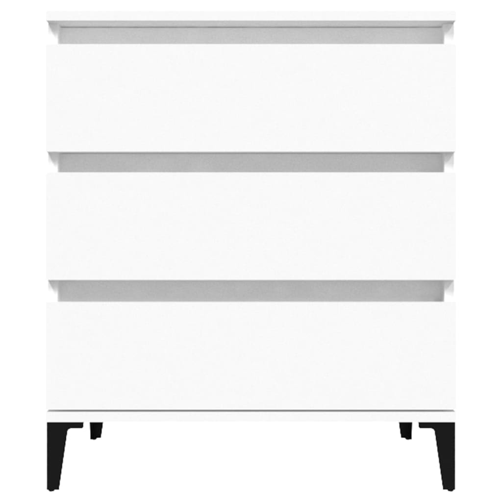 vidaXL Komoda, biała, 60x35x70 cm, materiał drewnopochodny