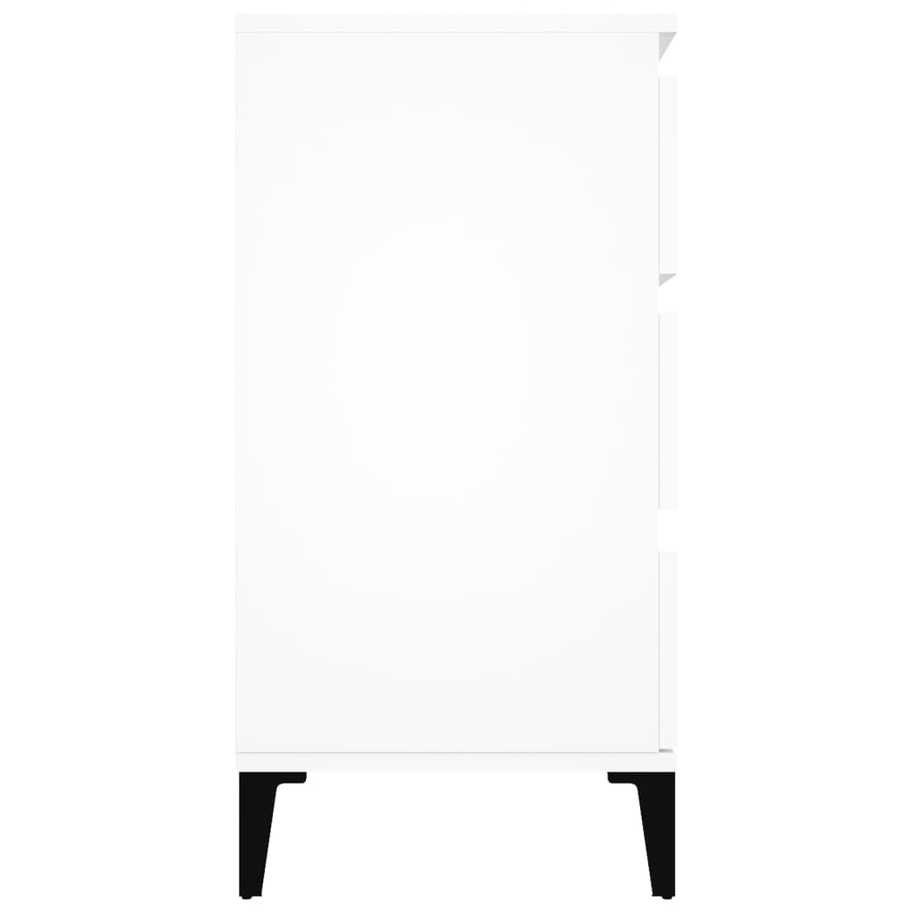 vidaXL Komoda, biała, 60x35x70 cm, materiał drewnopochodny