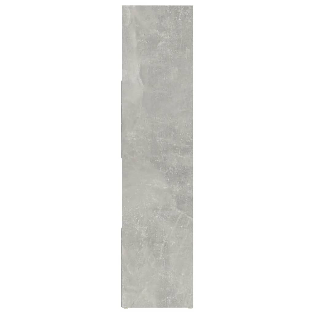 vidaXL Regał na książki/przegroda, szarość betonu, 105x24x102 cm