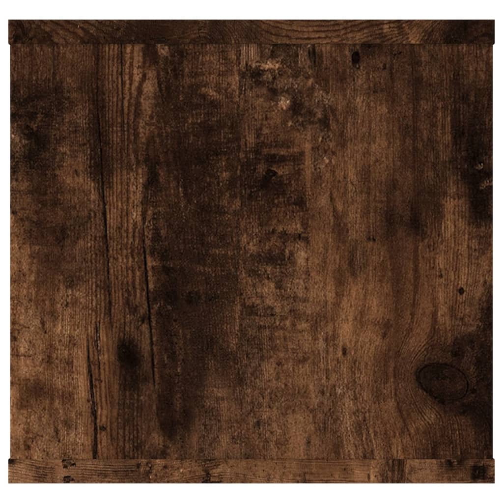 vidaXL Półka ścienna, przydymiony dąb, 102x30x29 cm