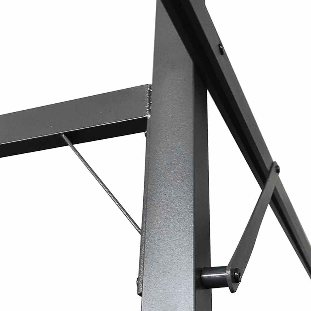 vidaXL Pergola ze zwijanym dachem, antracytowa, 395x292x230 cm