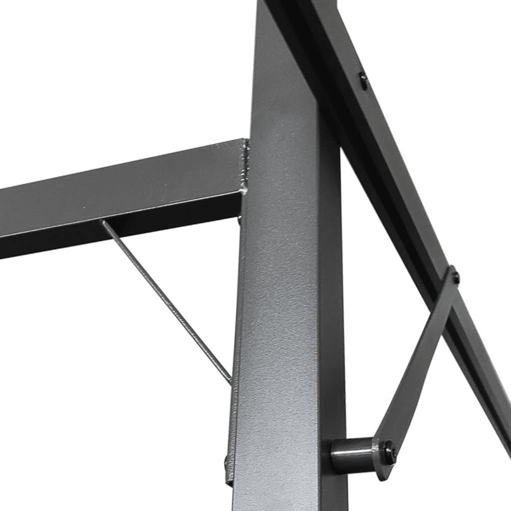 vidaXL Pergola ze zwijanym dachem, taupe, 589x292x230 cm