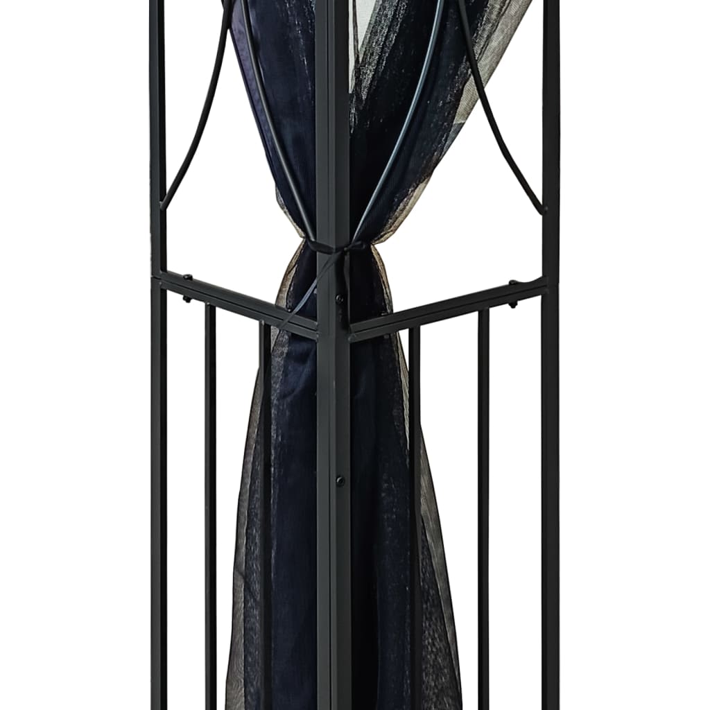 vidaXL Altana ze ściankami, antracytowa, 300x300x270 cm, stal