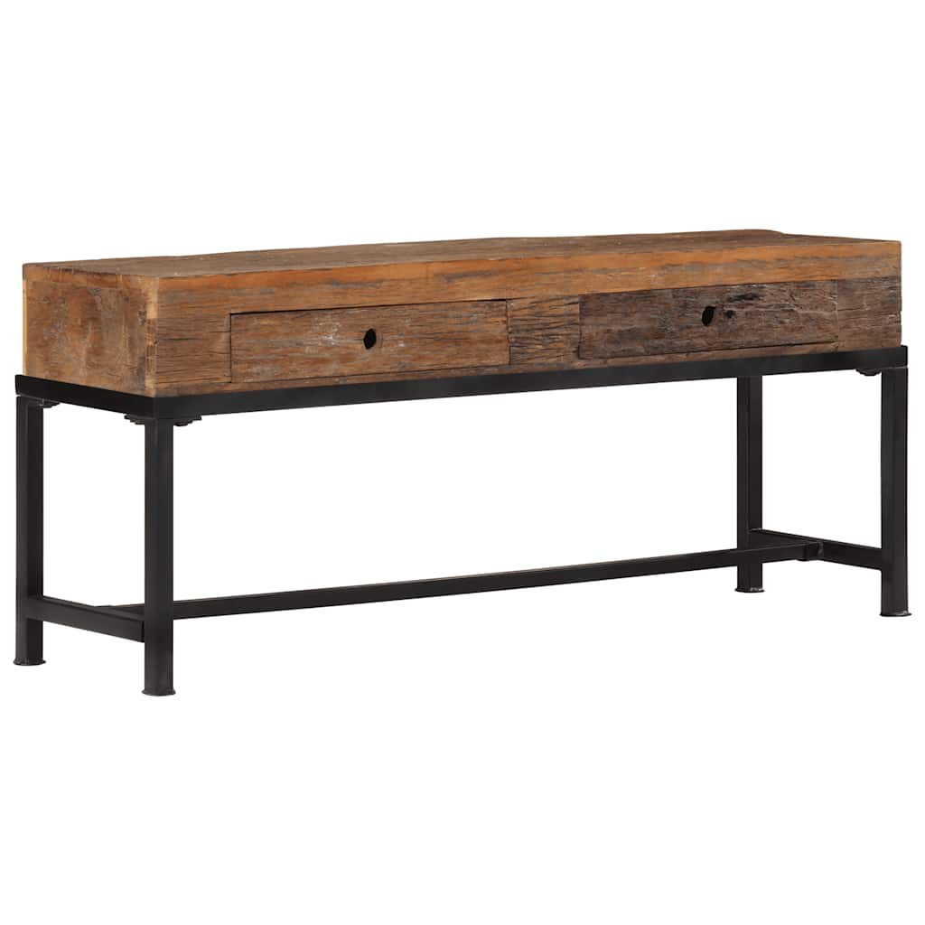 vidaXL Szafka pod telewizor, 110x30x46 cm, lite drewno z odzysku