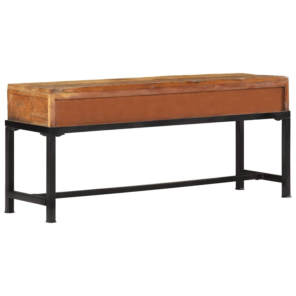 vidaXL Szafka pod telewizor, 110x30x46 cm, lite drewno z odzysku