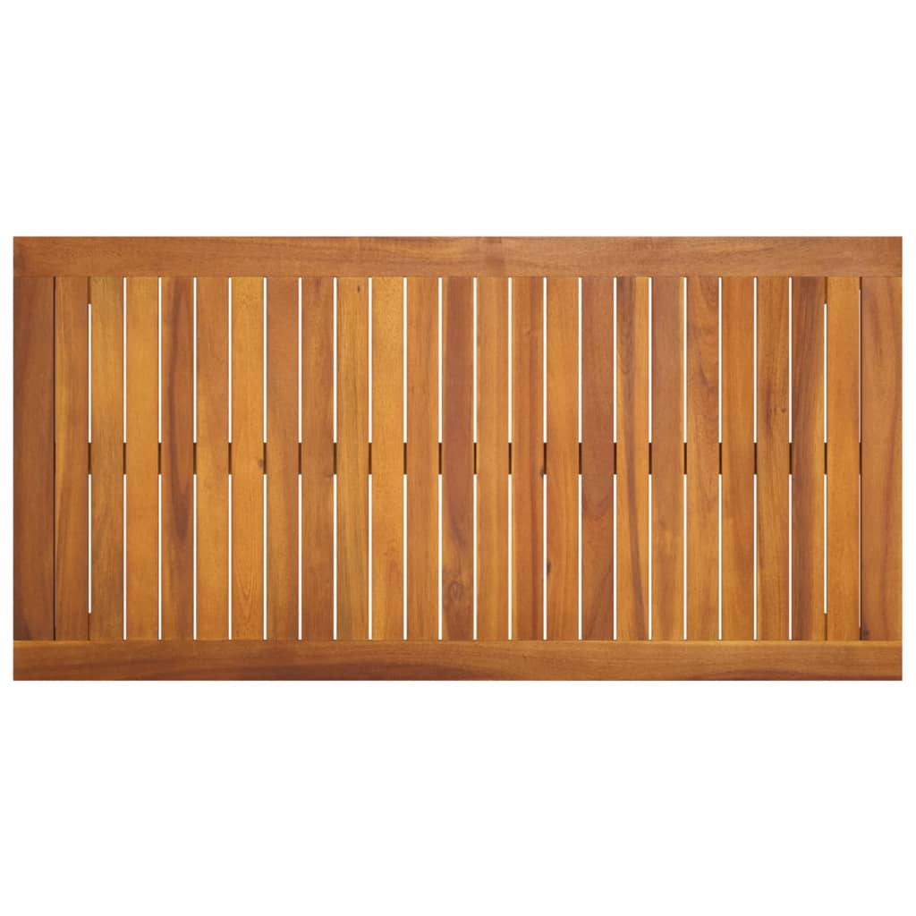 vidaXL Stół ogrodowy, 110x55x67 cm, lite drewno akacjowe