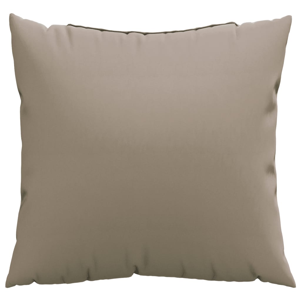 vidaXL Poduszki ozdobne, 4 szt., taupe, 40x40 cm, tkanina