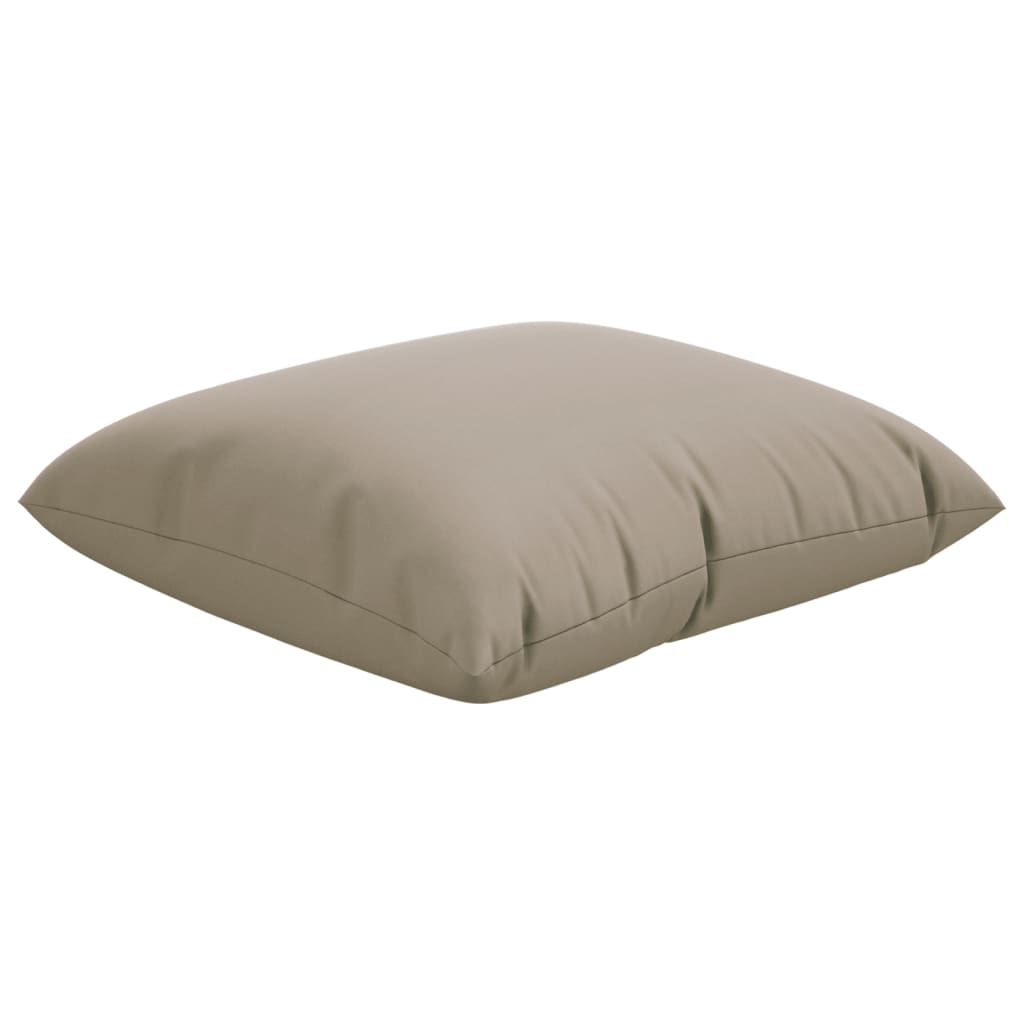 vidaXL Poduszki ozdobne, 4 szt., taupe, 40x40 cm, tkanina