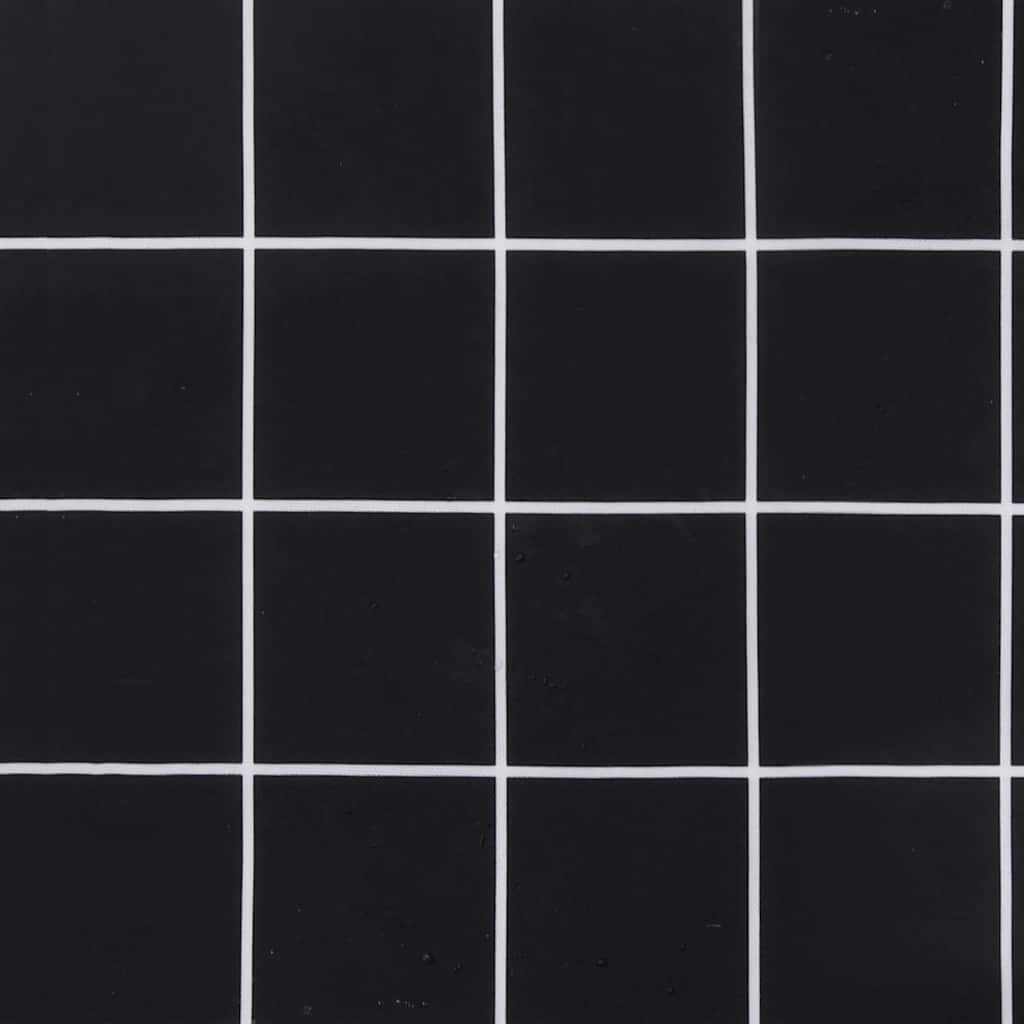 vidaXL Poduszki rozrzucone Kratka 4 pcs Czarna kratka 40 x 40 cm