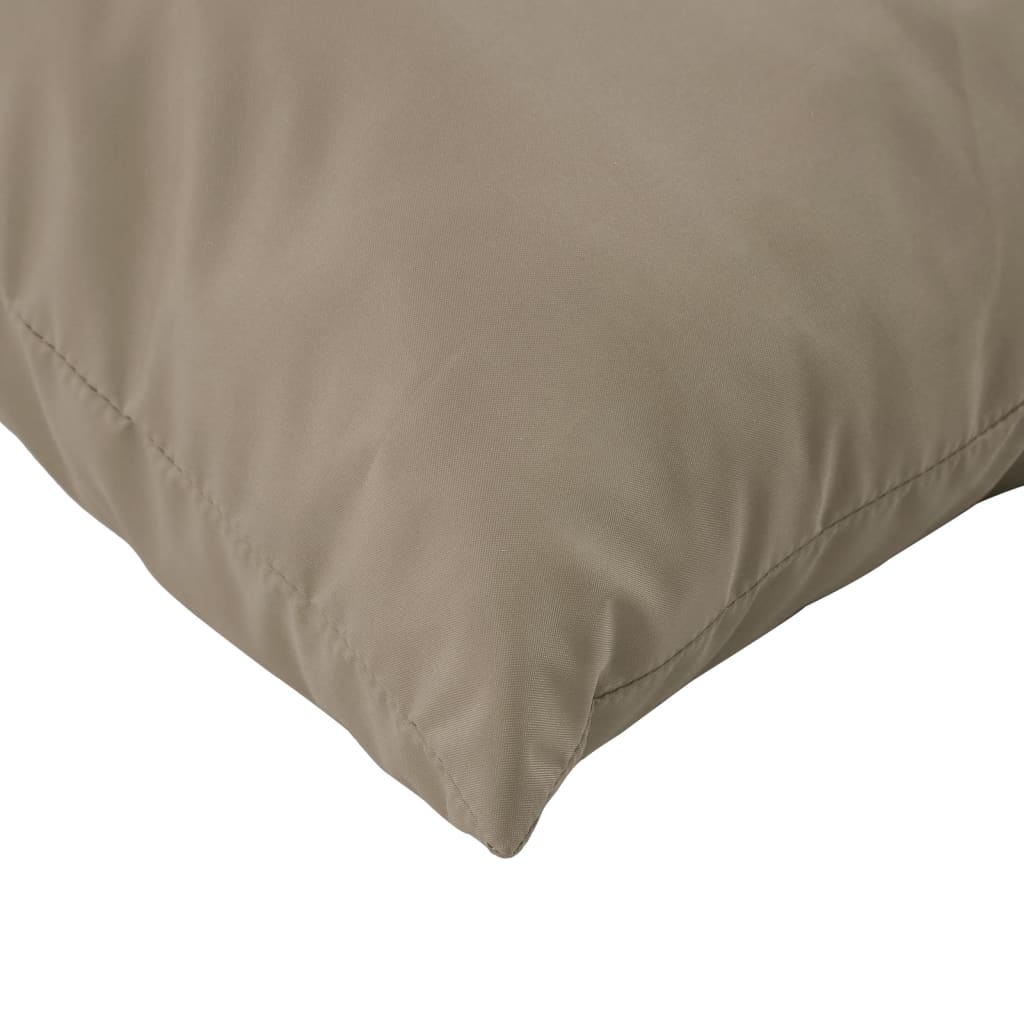 vidaXL Poduszki ozdobne, 4 szt., taupe, 50x50 cm, tkanina