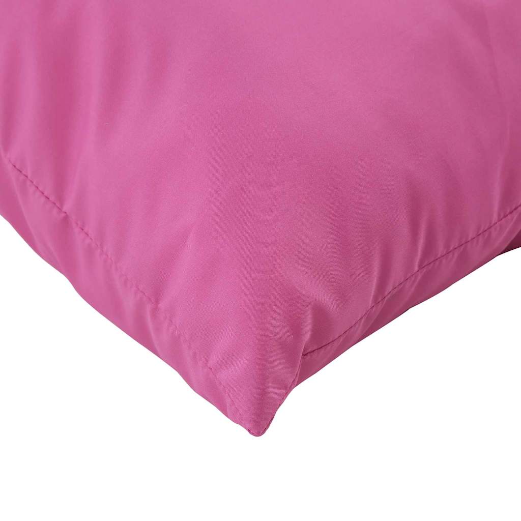 vidaXL Poduszki rozrzucone Gładki z poduszką 4 pcs Różowy 60 x 60 cm